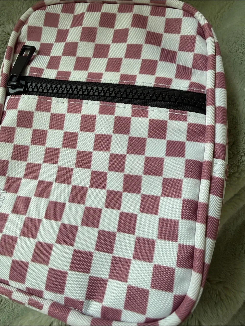Brixley Crossbody | Pink Checkered | No Strap Included
